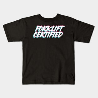 Forklift Certified Meme Kids T-Shirt